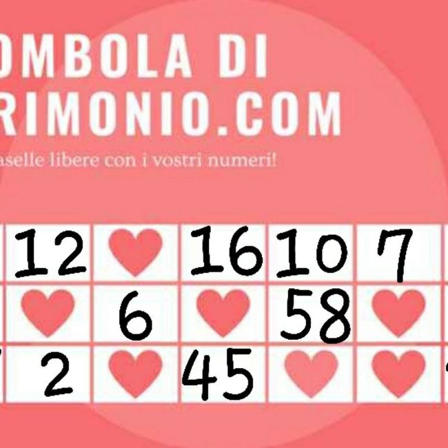 Condividi i tuoi numeri! 23