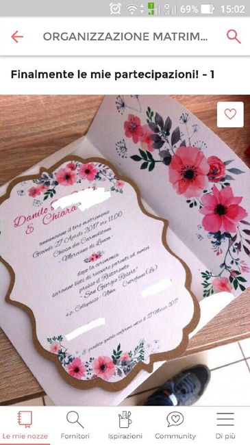  Partecipazione semplice ed elegante - 1