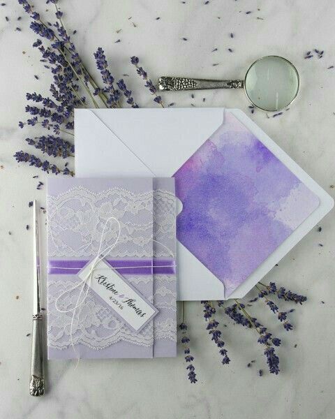 Nozze in viola! 💜 le partecipazioni 💜 - 2