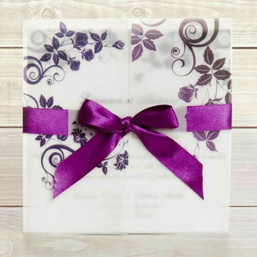 Nozze in viola! 💜 le partecipazioni 💜 - 3