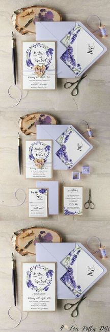 Nozze in viola! 💜 le partecipazioni 💜 - 5