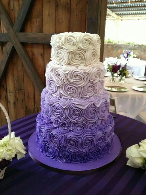 Nozze in viola! 💜 la torta nuziale 💜 - 11
