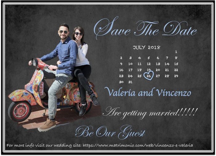  Il nostro Save me...the date! - 1