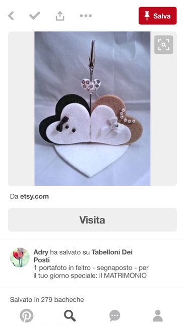  Consiglio Segnaposti a forma di cuore per tema di nozze rosso e swarovski - 1