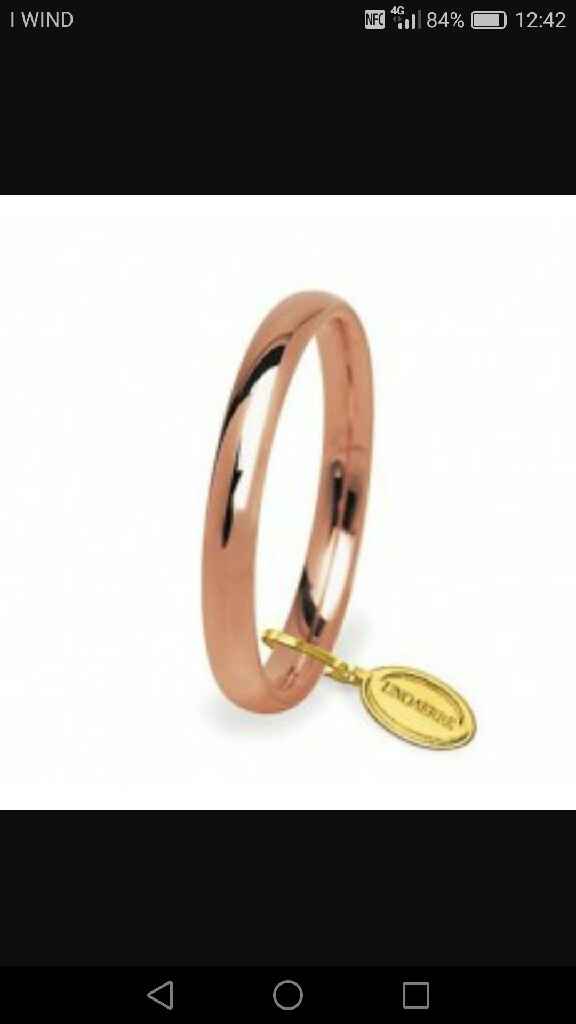 Fedi oro on sale rosa si rovinano