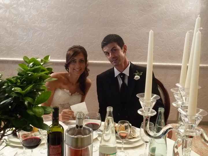 il tavolo degli sposi 