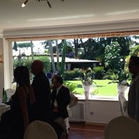 la vista dalla sala del giardino