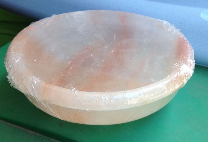 Piatto di sale himalayano 