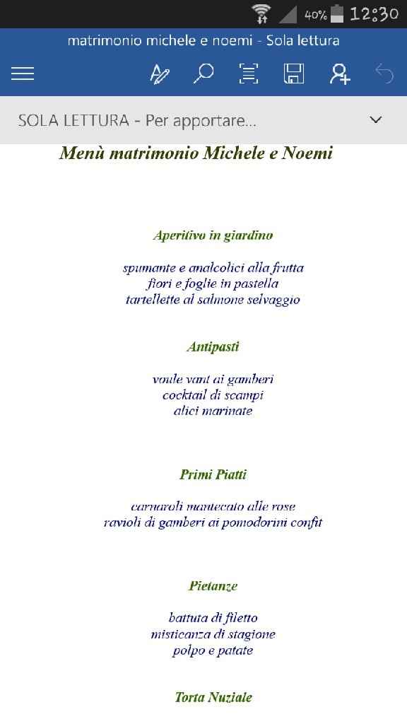 La tombola di matrimonio.com - Quante portate farete per il banchetto di nozze? - 1