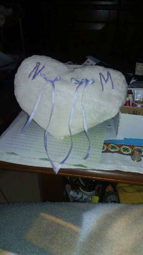 Cuscino fedi fatto dalla mia nonna - 1