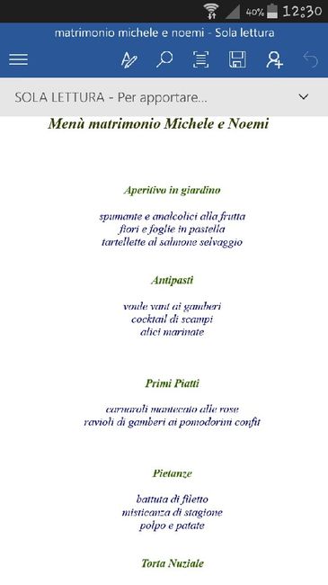 La tombola di matrimonio.com - Quante portate farete per il banchetto di nozze? - 1