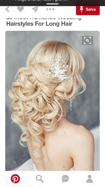 Acconciatura abito maniche lunghe - 2