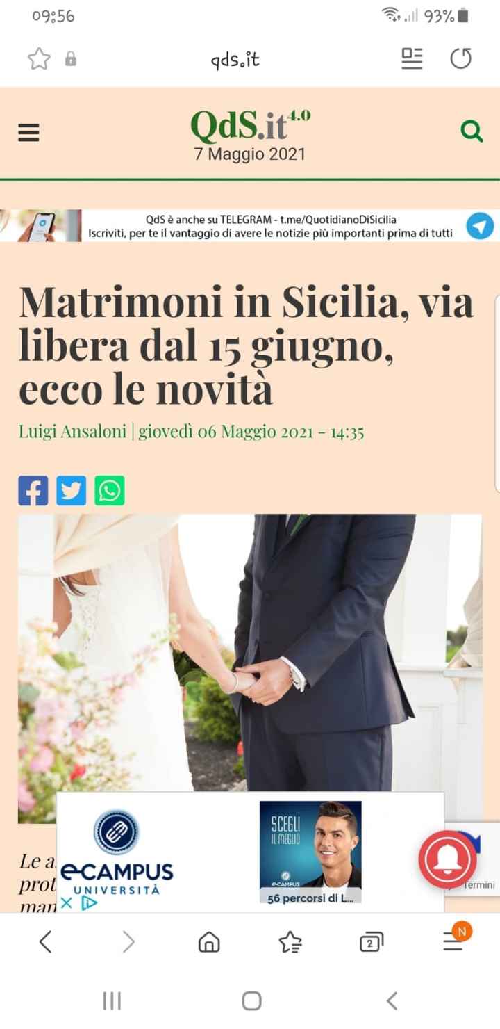 Ripartenza forse dal 1 giugno ? - 1