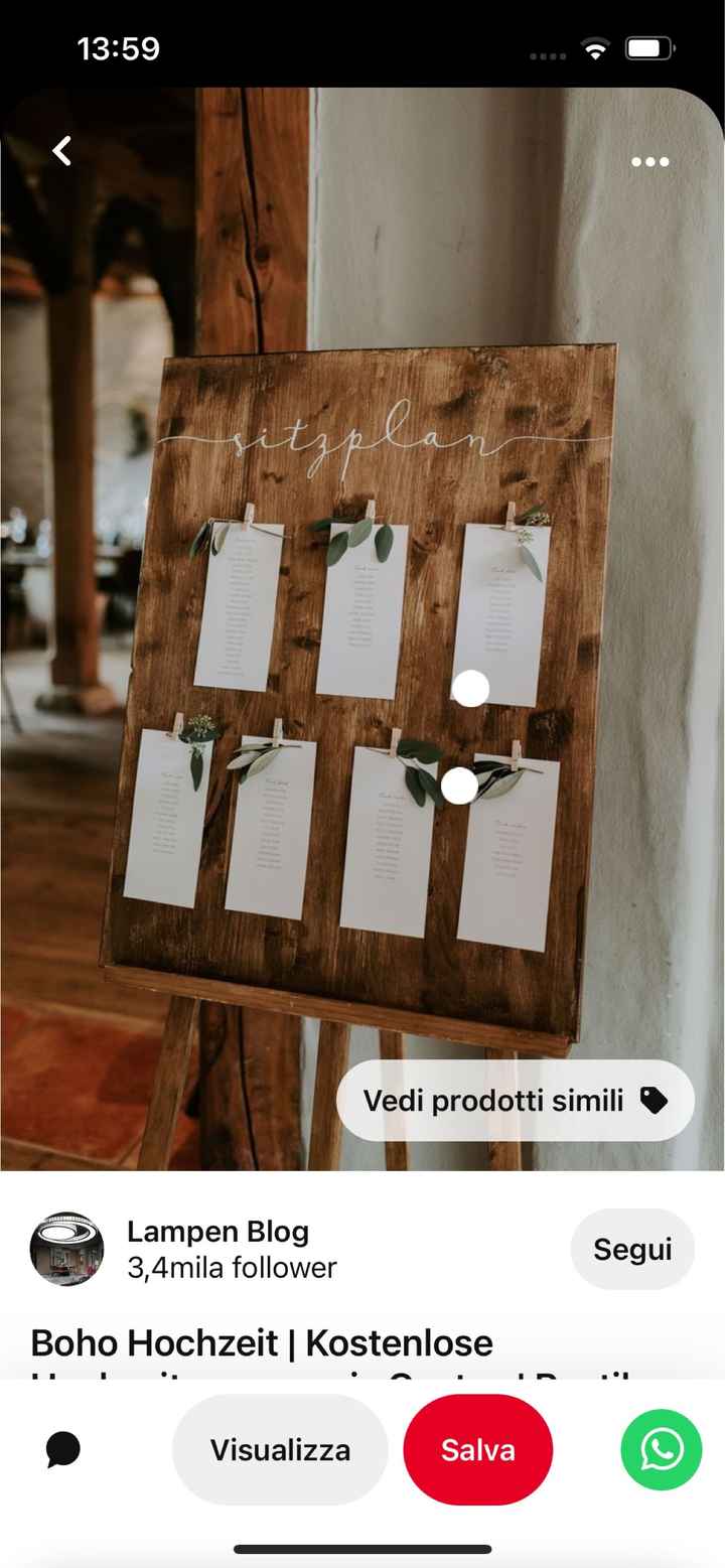 Idee per tableau de mariage - 4