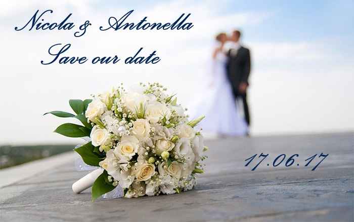 Vi piace il mio save the date? - 1