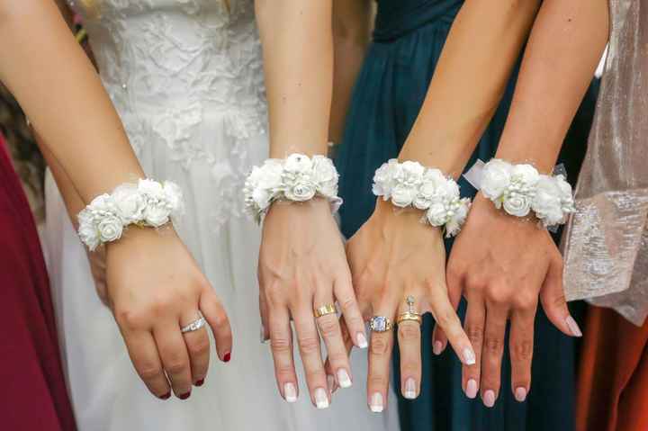 Corsage fiori secchi/stabilizzati - 1