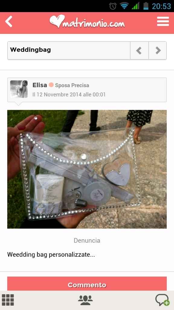 Wedding bag trasparente - 1