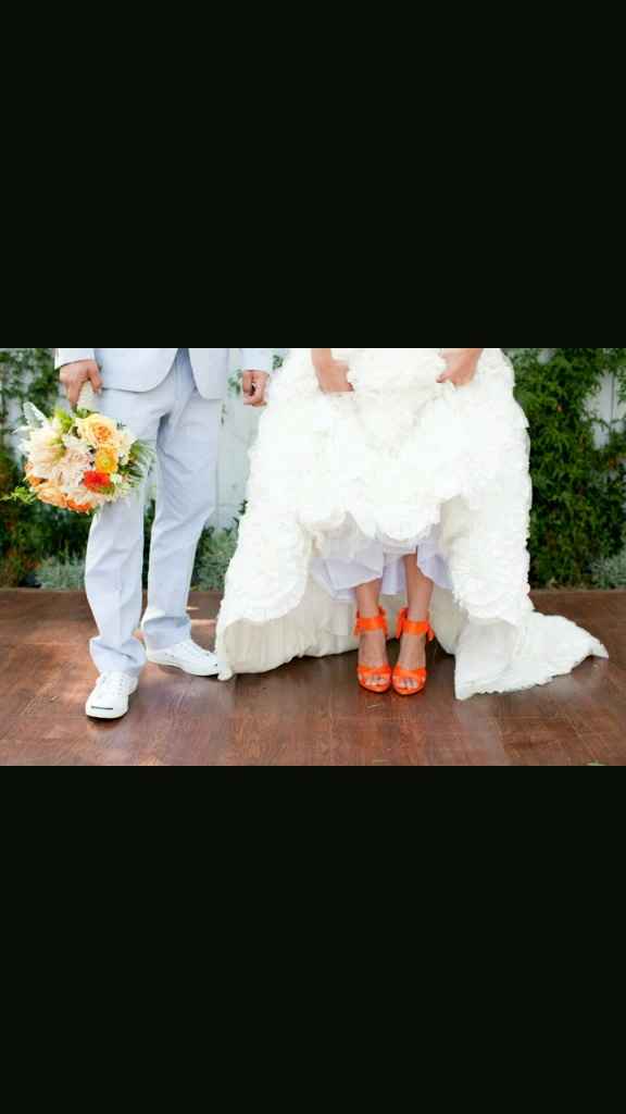 Le scarpe della sposa: colorate o bianco/neutre? - 1