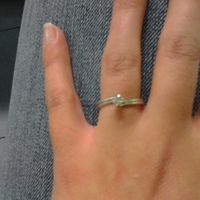 l'anello di fidanzamento