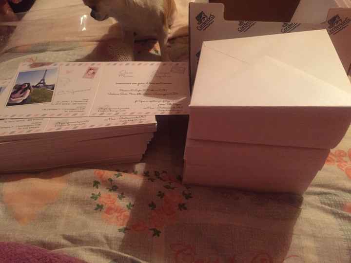 Partecipazioni: la mia aiutante si è arresa 😂 - 1