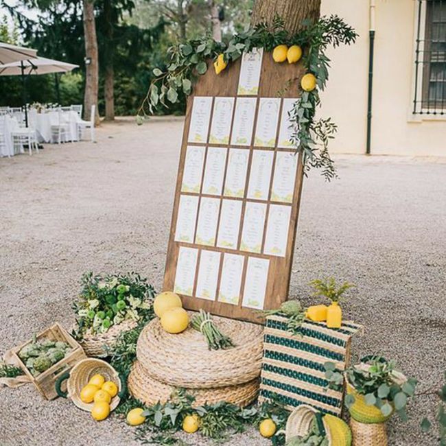 Addobbi floreali con limoni 6