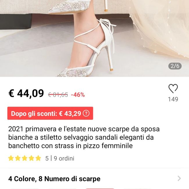 Scarpe dei miei sogni 👰❤️🤍le troverò mai??? 3