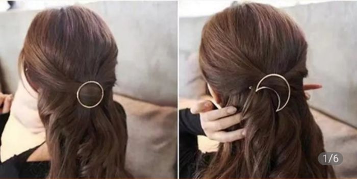 Accessori mezza luna per capelli - 4