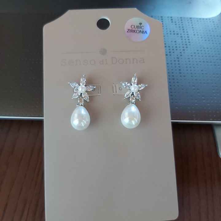 Orecchini pendenti sposa - 1
