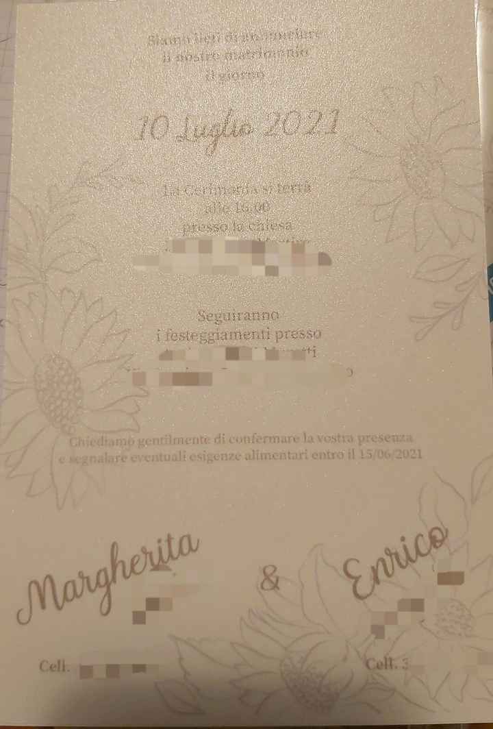 Uscite le vostre partecipazioni 💙 - 2
