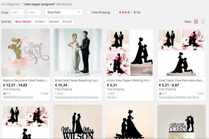 Cake Topper cercasi 3