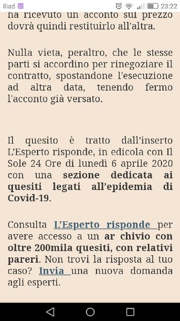 annullamento contratto in essere causa di forza maggiore 2