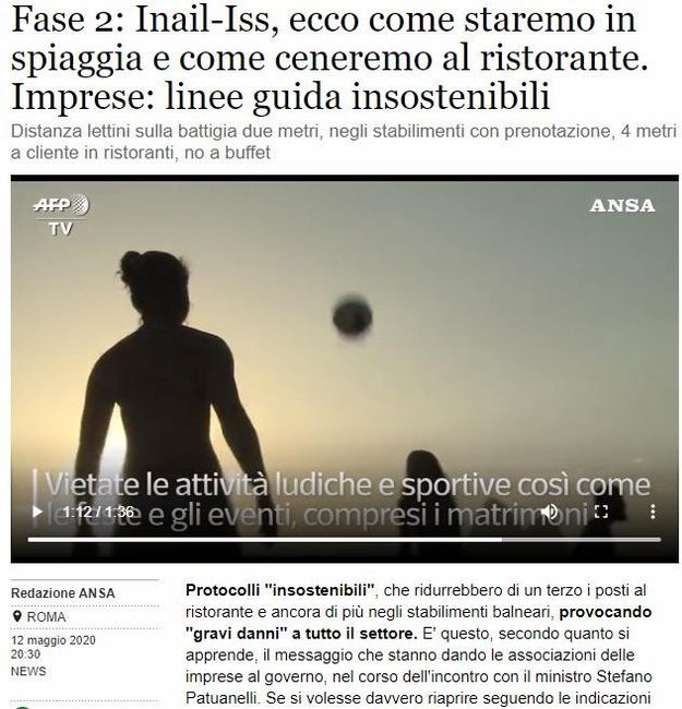 aperture ristorazione 18 maggio 1