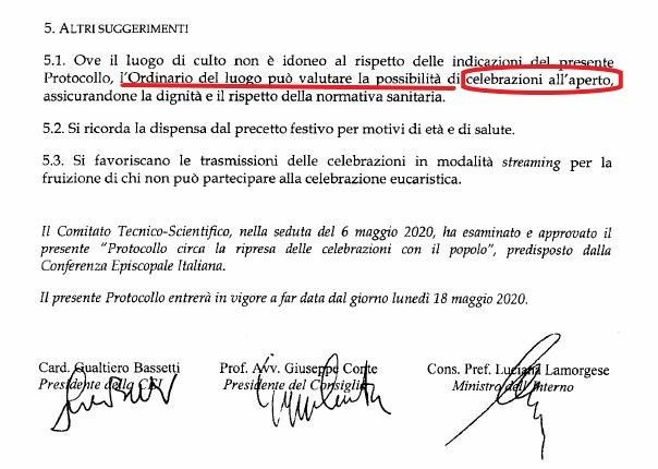 Ultime bews covid per cerimonie 4