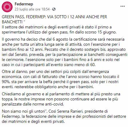 Bambini e green pass 2