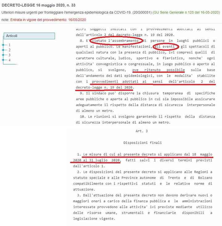 Matrimoni e dpcm 16/5 e 17/5, facciamo ordine e cerchiamo di districarci - 1