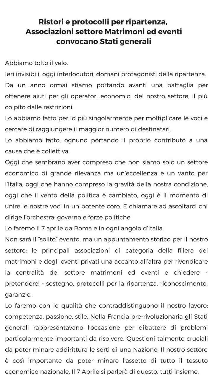 Proposta ripartenza matrimoni🤬 - 2