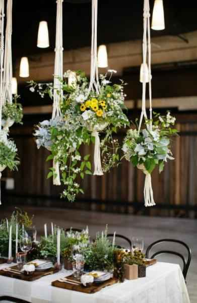 Centrotavola con piante - 1