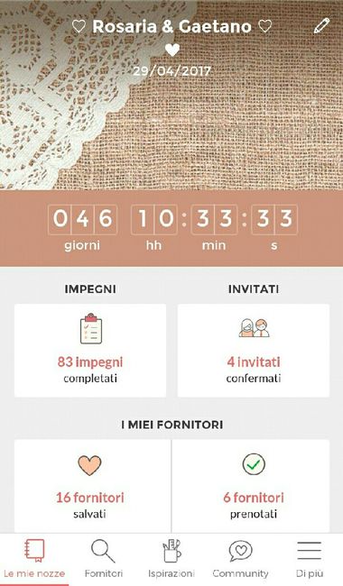 Quanti giorni mancano alle tue nozze? - 1
