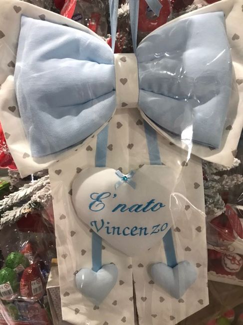 Fiocco nascita e sacchettini 10