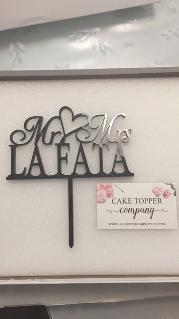 Cake topper - 1