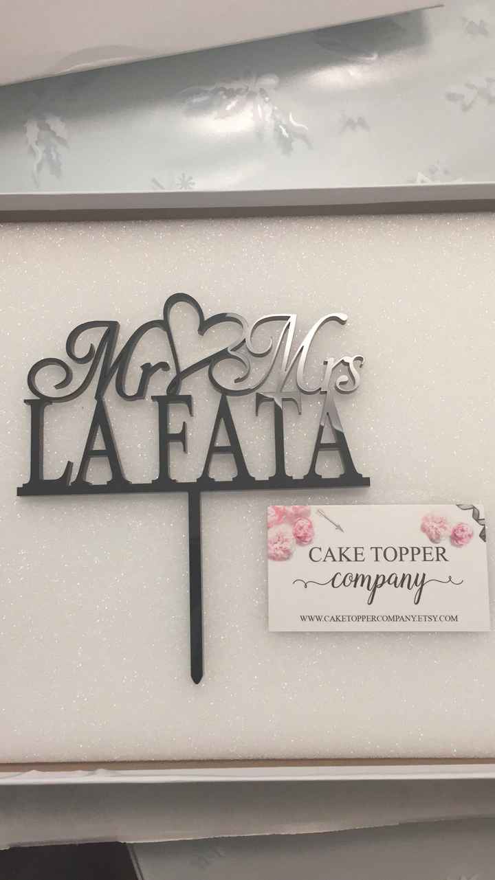 Cake topper - 1