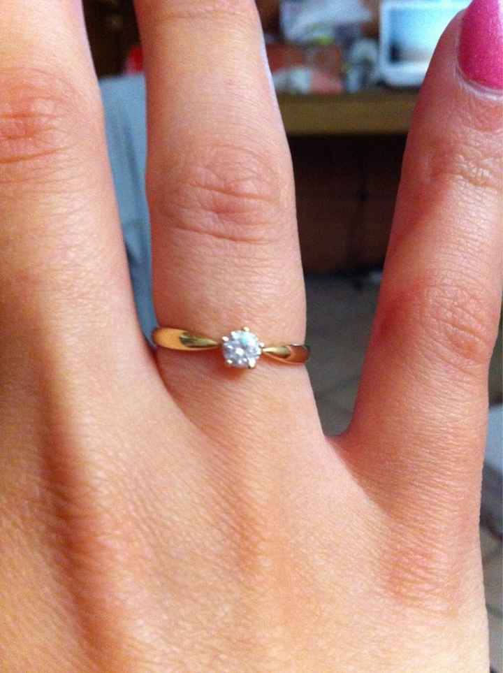 Anello di fidanzamento e fede - 1