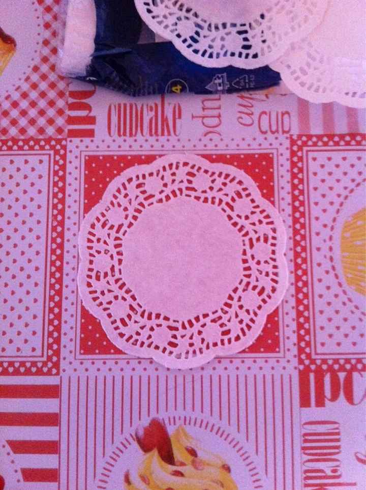 Aiuto coni portariso con sottotorta centrini - 1