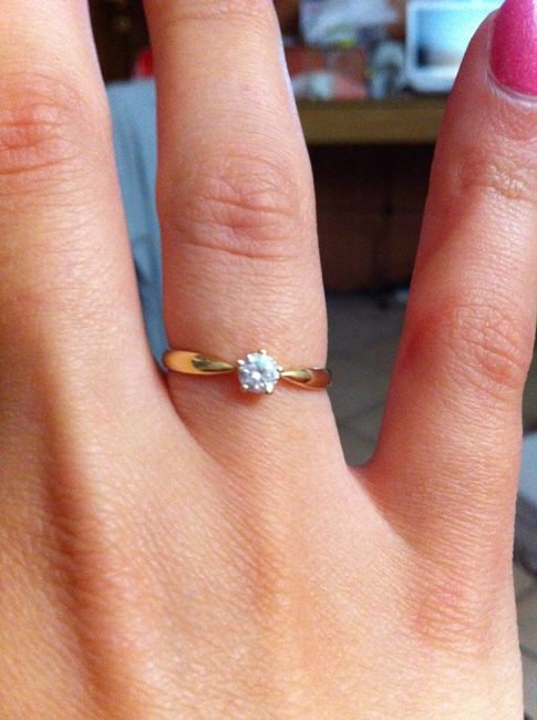 Anello di fidanzamento e fede - 1