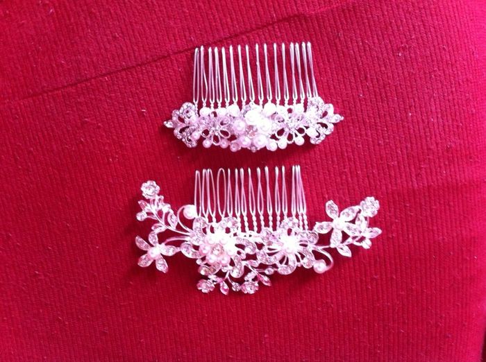 Fermaglio strass capelli - 1