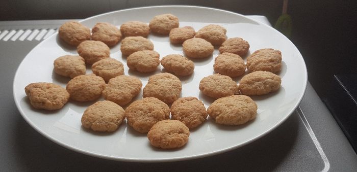 Altro piatto preparato per mio marito: biscotti semplici al cocco! - 1