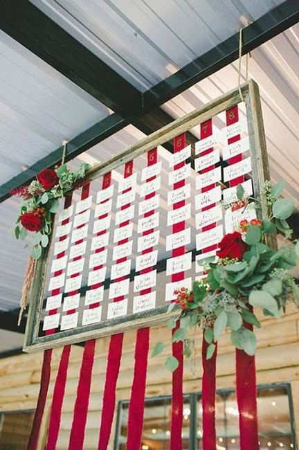 Tableau bianco e rosso - 2