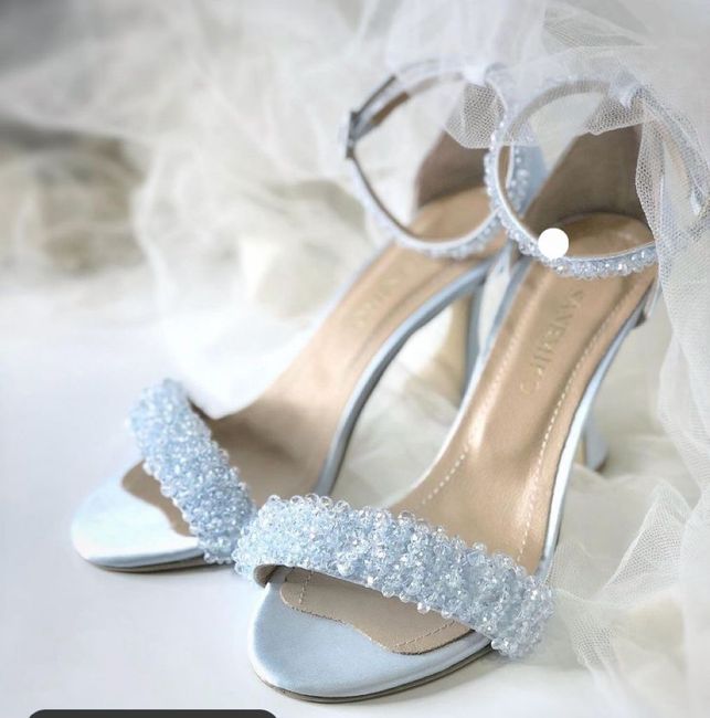 Scarpe sposa blu 1