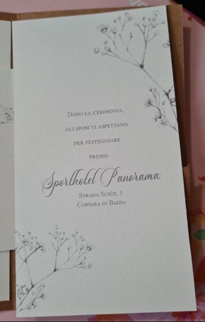 Vi piacciono le partecipazioni che abbiamo scelto?🥰👰🏻‍♀️ 1