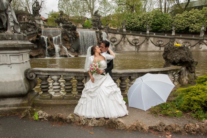 Foto marito con il mio bouquet!